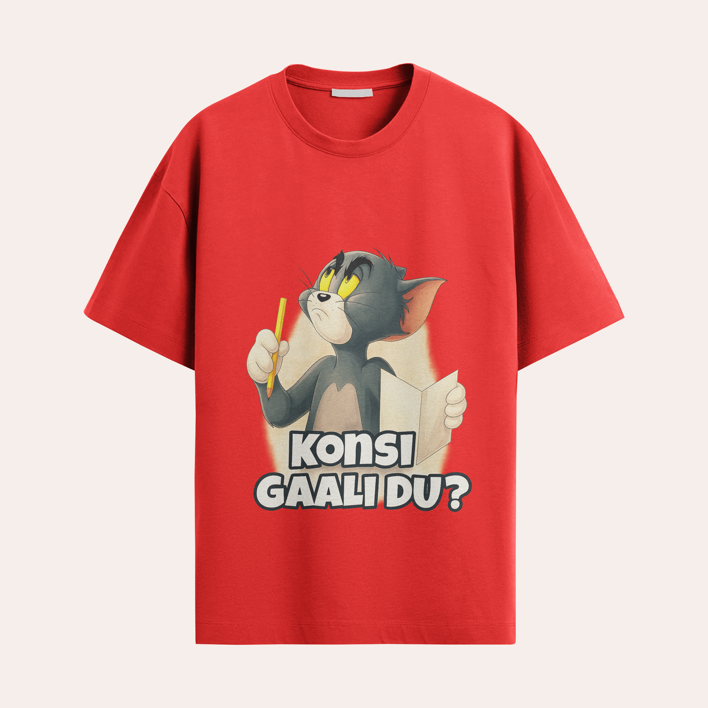 Tom Funny Graphic T-Shirt – "Konsi Gaali Du?"