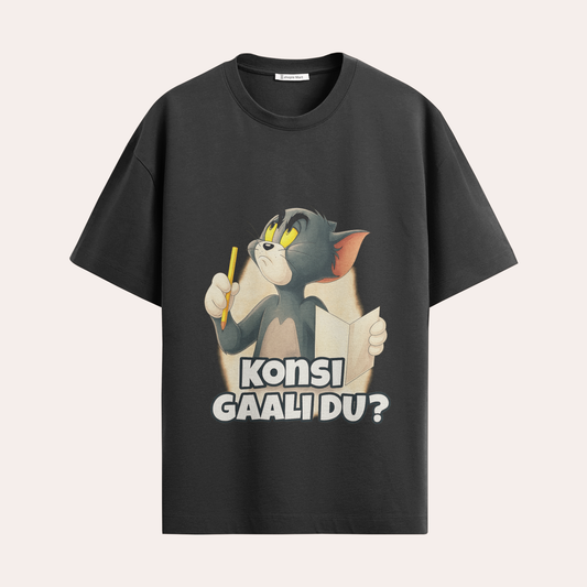 Tom Funny Graphic T-Shirt – "Konsi Gaali Du?"